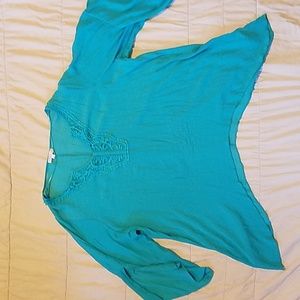 Spenser 3X turquoise teal tunic hippie boho